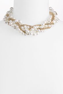 Givenchy Indus Glass Pearl Torsade Necklace - Lyst