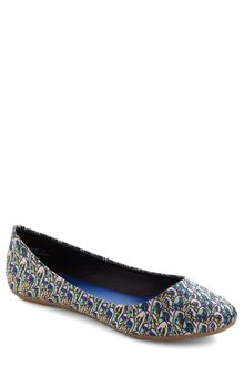 ModCloth Feathers Where Your Feet Go Flat - Lyst