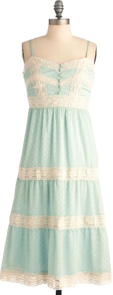 ModCloth Lacy in The Sky Dress - Lyst
