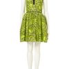 Topshop Pacific Zip Front Dress in Green (lime) - Lyst