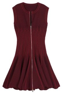 Alaïa Ecaille Bicolour Zip Front Dress - Lyst