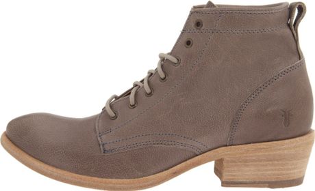 Frye Carson Lace Up Boot in Gray (grey) | Lyst
