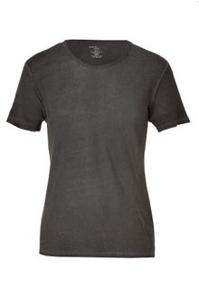 Majestic Round Neck Linen T-shirt - Lyst