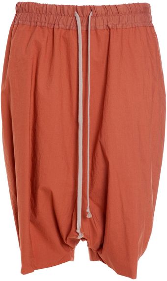 Rick Owens Womens Soft Pod Shorts - Lyst