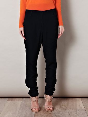 3.1 Phillip Lim Zip Detail Crepe Trousers - Lyst