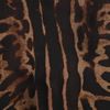 Alexander Mcqueen Ocelot Jacquard Dress in Brown - Lyst