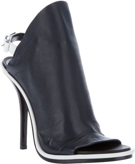 Balenciaga Open Toe Sandal in Black (blue) - Lyst