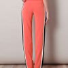 Balenciaga Fluid Crepe Stripe Trousers in Pink (coral) - Lyst