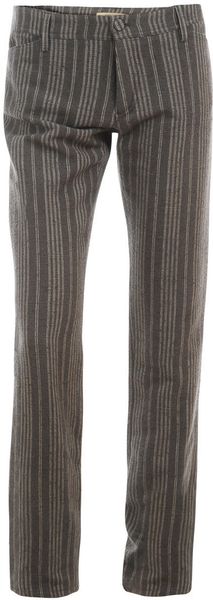  Striped Silk Blend Trousers 