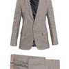 Bottega Veneta Fleck Print Suit in Blue for Men (black) - Lyst