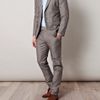 Bottega Veneta Fleck Print Suit in Blue for Men (black) - Lyst