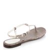 Bottega Veneta Karung Snake Flat Sandals in Animal (snake) - Lyst