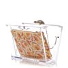 Charlotte Olympia Pandora Perspex Clutch Bag in Gold - Lyst