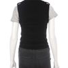 Current/elliott Denim Sleeveless Biker Jacket in Black (denim) - Lyst