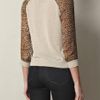 D&g Ocelot Fineknit Cardigan in Beige - Lyst