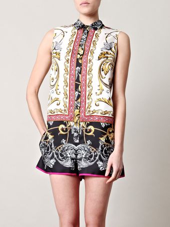 D&G Silk Border Print Allinone - Lyst