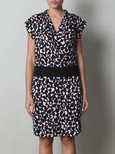 Diane Von Furstenberg Folie Dress in Black - Lyst