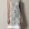 Diane Von Furstenberg Izzy Embellished Dress in Silver - Lyst
