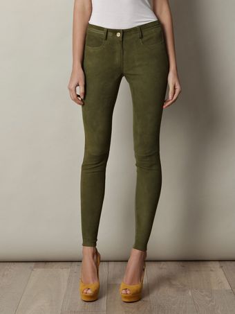 Givenchy Stretch Leather Leggings - Lyst
