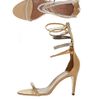 Isabel Marant Rea Leather Sandals in Beige (nude) - Lyst