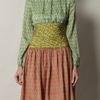 Issa Pineappleprint Dress in Yellow (green) - Lyst
