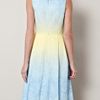 Jonathan Saunders Freda Ombre Paisleyprint Dress in Blue (ice) - Lyst