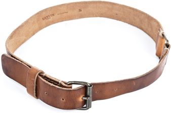  Washed Leather Belt 