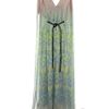 Matthew Williamson Ikat Fazeprint Fulllength Dress in Green - Lyst
