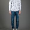 Ra-re Print Shirt in Gray for Men (white) - Lyst