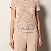See By Chloé Lacey Linenblend Top in Beige (nude) - Lyst