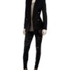 Stella Mccartney Embroidered Sequin Trousers in Black - Lyst