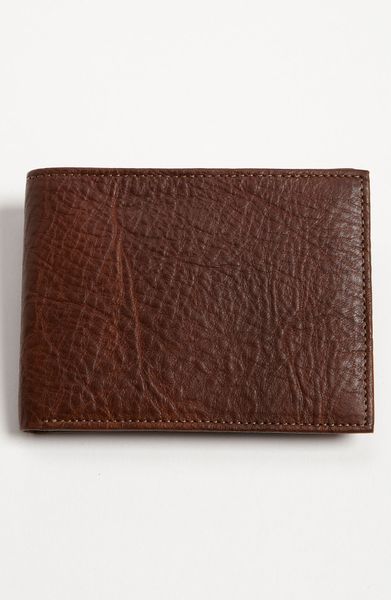 Brooks Brothers Casual Calfskin Billfold Wallet in Brown for Men - Lyst