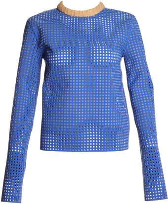 J.W. Anderson J W Anderson Womens Caged Neoprene Top - Lyst