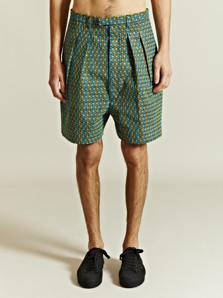 Jil Sander Mens Troy Shorts in Blue for Men (yellow) - Lyst