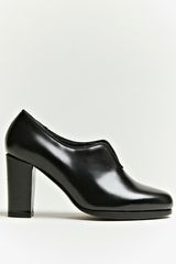 Junya Watanabe Womens Slit Front Cordovan Shoes