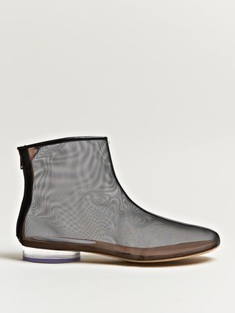 Maison Martin Margiela Defile Womens Sheer Ankle Boots - Lyst