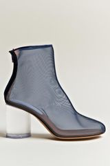 Maison Martin Margiela Defile Womens Sheer Trunk Boots