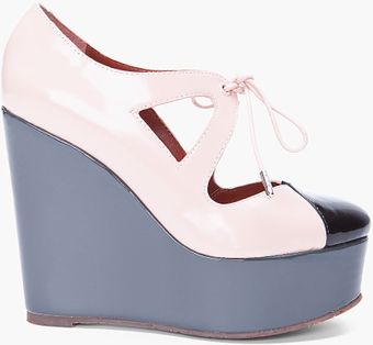 Marc By Marc Jacobs Pale Pink Tower Wedges - Lyst
