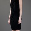 Michael Kors Draped Dress in Black - Lyst