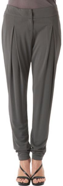 Patrizia Pepe Dropped Crotch Trousers - Lyst
