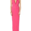 Patrizia Pepe Long Dress in Pink (virtual pink) - Lyst