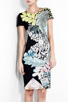 Preen Paisley Print Scuba Tshirt Dress - Lyst