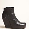 Rick Owens  Wedge Ankle Boots in Black - Lyst