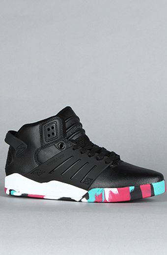  The Skytop Iii Sneaker in Black Tumbled Action Leather 