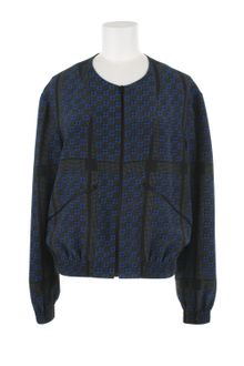Theyskens' Theory Silky Jacket with An Allover Ethnic Pattern - Lyst