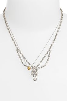 Tom Binns Momento Mori Skull Crystal Necklace - Lyst