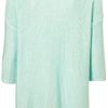 Topshop Knitted Scatter Stud Jumper in Green (mint) - Lyst