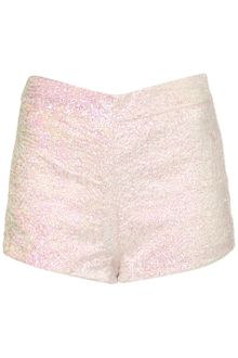 Topshop Sequin Knicker Shorts - Lyst