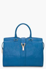 Yves Saint Laurent Chinese Blue Chyc Eastwest Bag