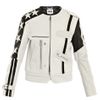 Acne Stars Long Leather Jacket in White - Lyst